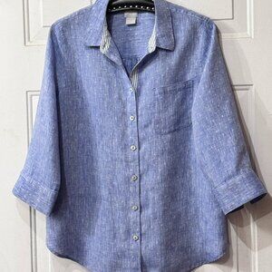 Chico's Light Blue Button Down Shirt